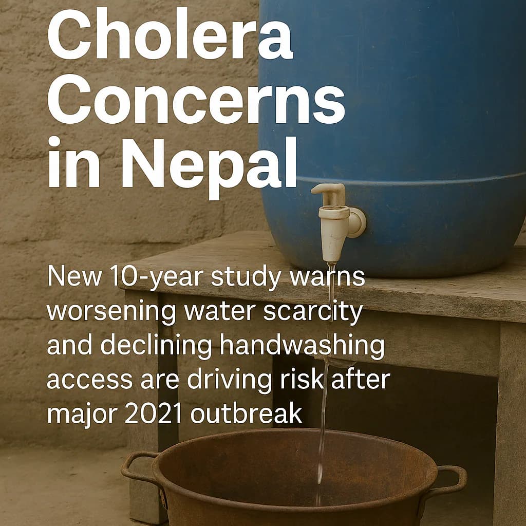New Study Reveals Hidden Environmental Drivers Behind Nepal’s Ongoing Cholera Battle