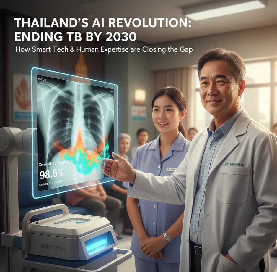 Artificial intelligence helping healthcare experts find more TB and other diseases in Thai hospitals