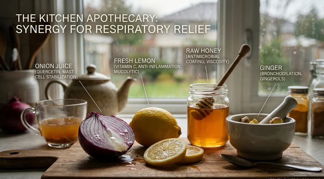 Decoding the Science of Onion, Honey, and Lemon for Respiratory Relief