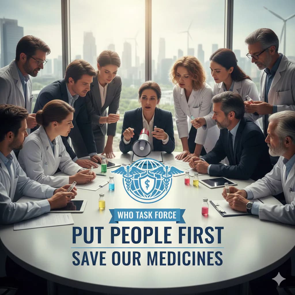 Put people first mantra to drive WHO task force to save the medicines that protect us