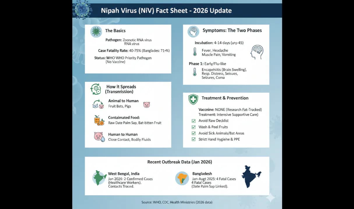 Nipah Virus: An Evolving Global Health Threat and the Path to Preparedness